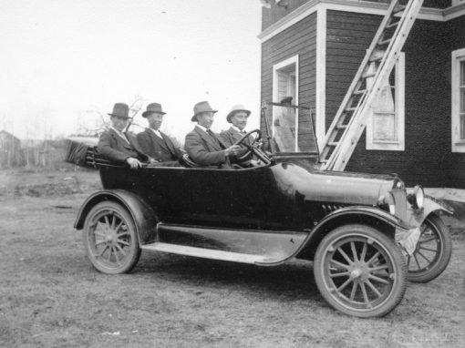 1920 På tur i bil.
