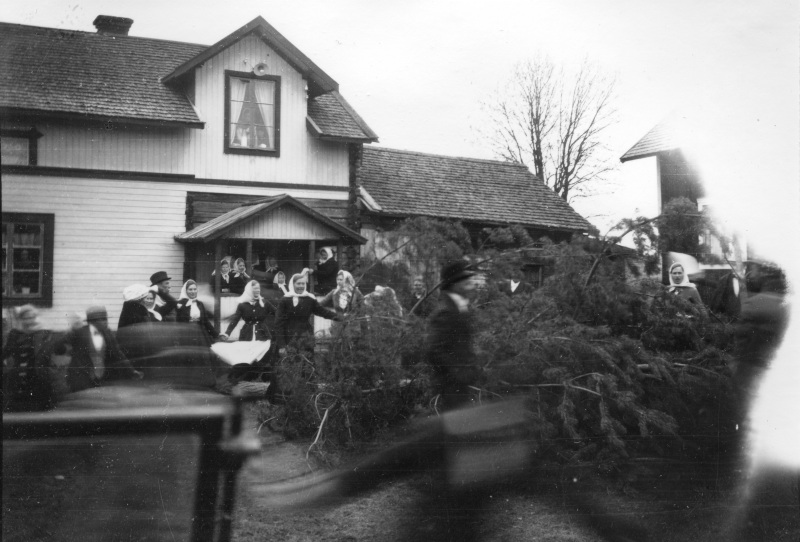 1921 Festligheter vid Bond Per´s brölllop