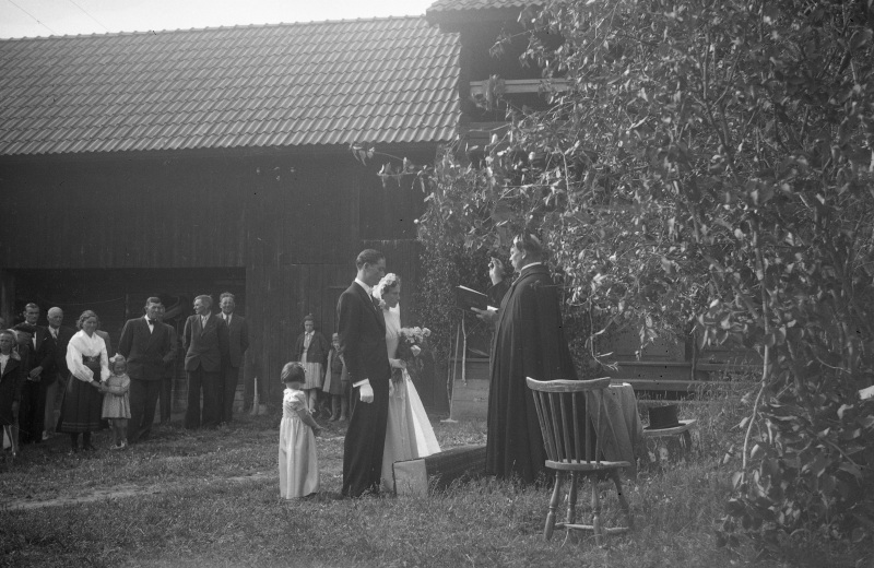 Bröllop mellan Håll Kerstin och Åke