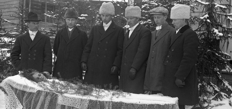 Begravning av Ingeborg