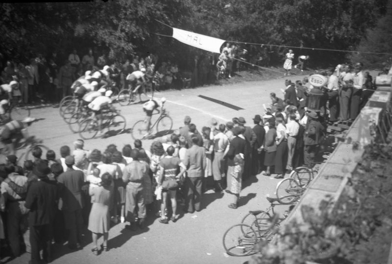 Cykeltävling midsommar 1946 Sollerön