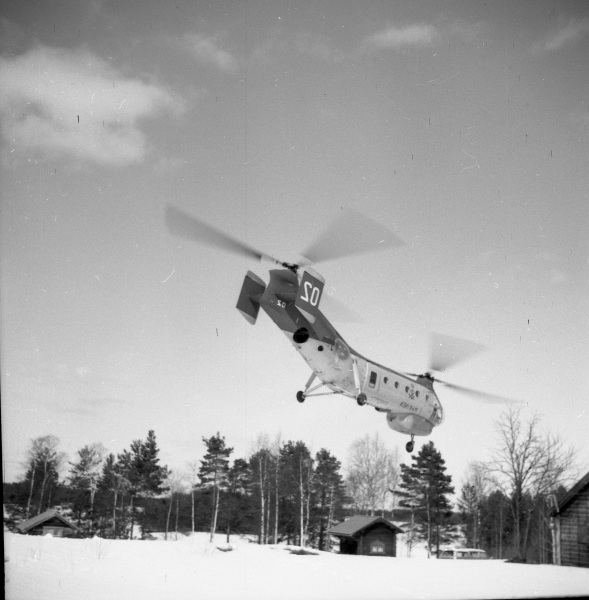 Helikopterbesök i Gesunda
