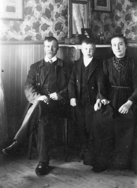 Karl Kröjtz med familj