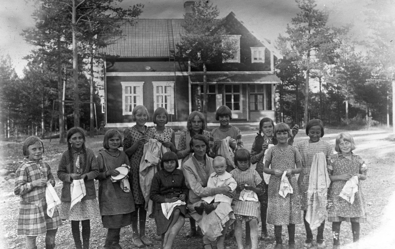 Syslöjd i Ryssa skola 1939