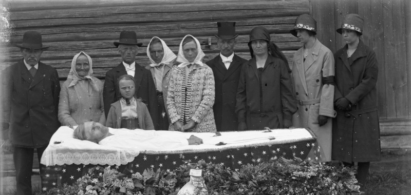 Svarf Olof´s begravning 1928