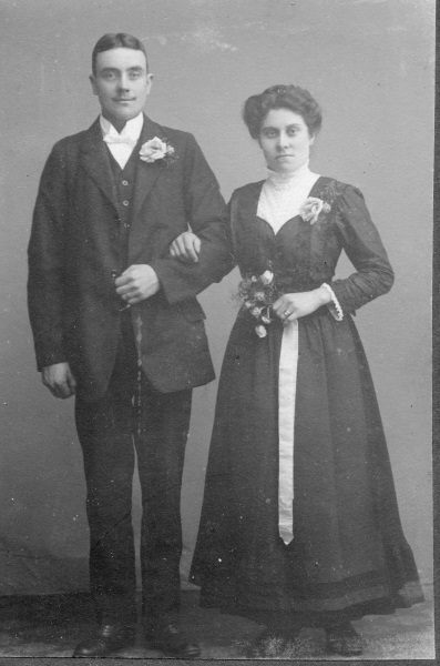 Lars och Maria gifter sig 22/12 1912