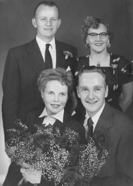 Anna-Greta och Stig gifter sig 1954