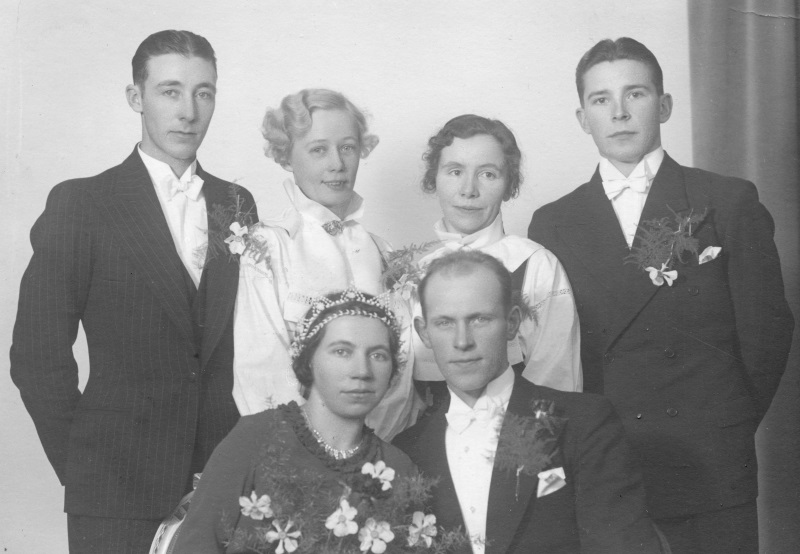 Elon och Märta gifter sig 29/1 1938