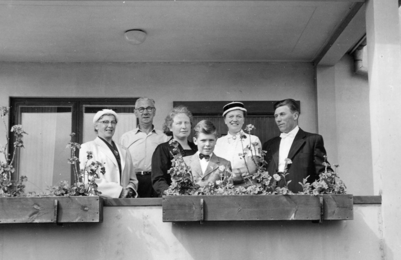 På balkongen 1957