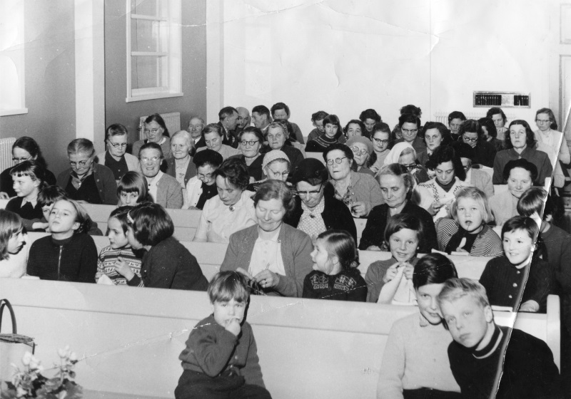 Norrländskt symöte i Missionshuset februari 1956