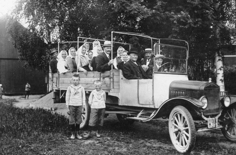 Utflykt i bilen 1923