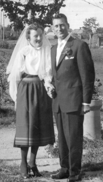 Maj-Britt och Helmer 1956