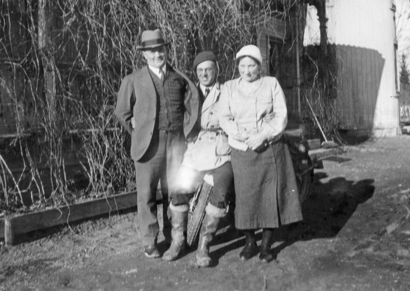 Anders, Anna och Jarl Nordling 1936
