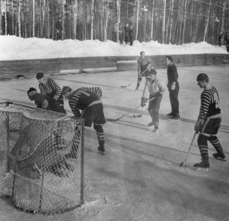 ”Gubb-lag” som spelar hockey